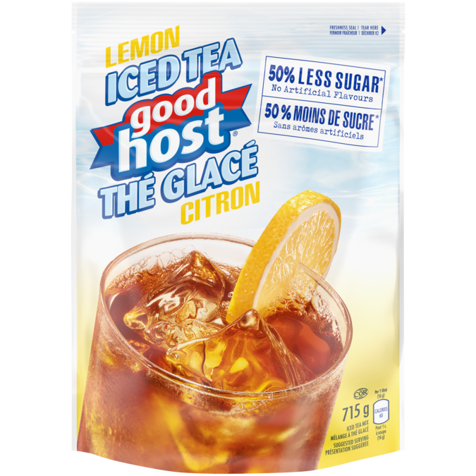 Lemon Iced Tea with 50% Less Sugar 715 g