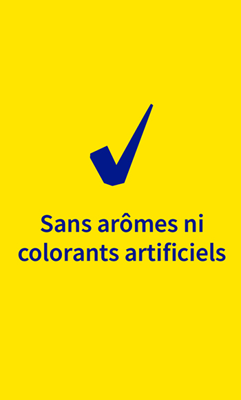 sans aromes ni colorants artificiels