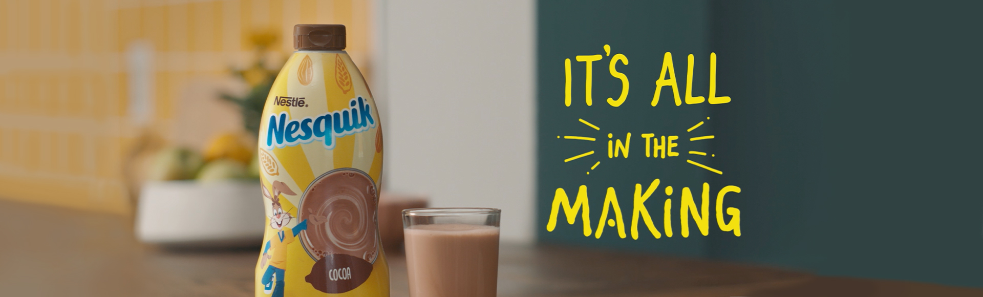 Nesquik It`s all in the Making banner