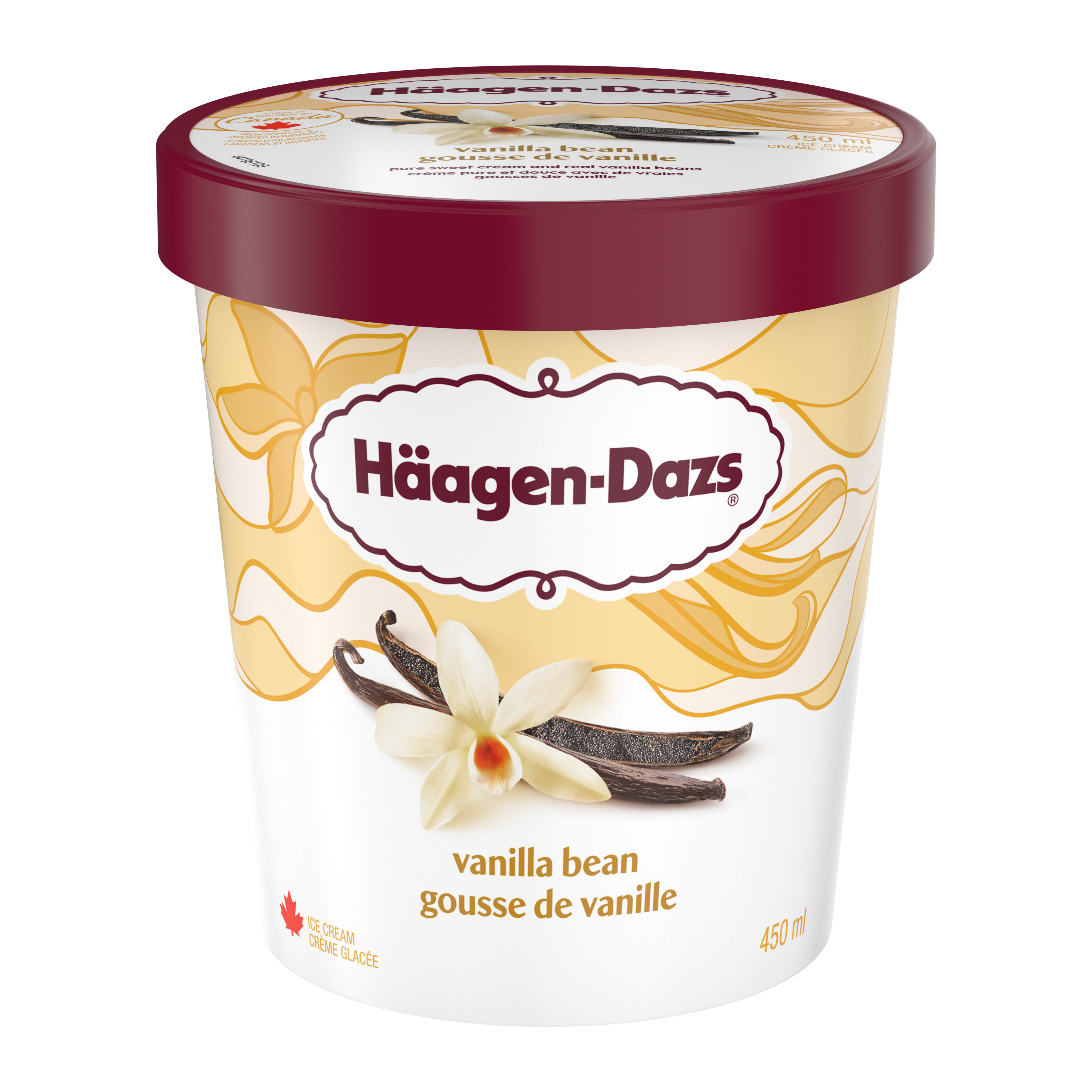 Crème glacée HÄAGEN-DAZS gousse de vanille