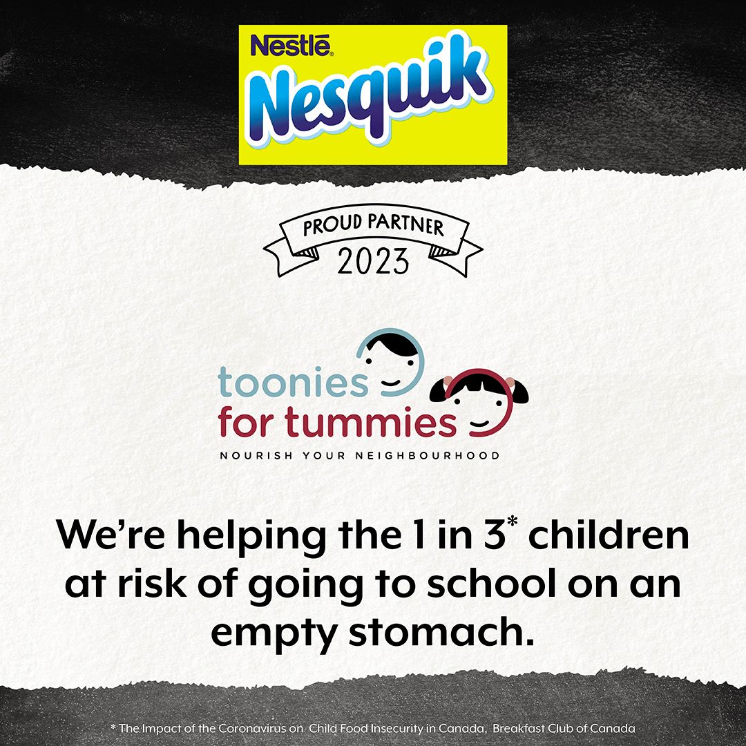 NESQUIK Supports Toonies for Tummies 2023 Campaign