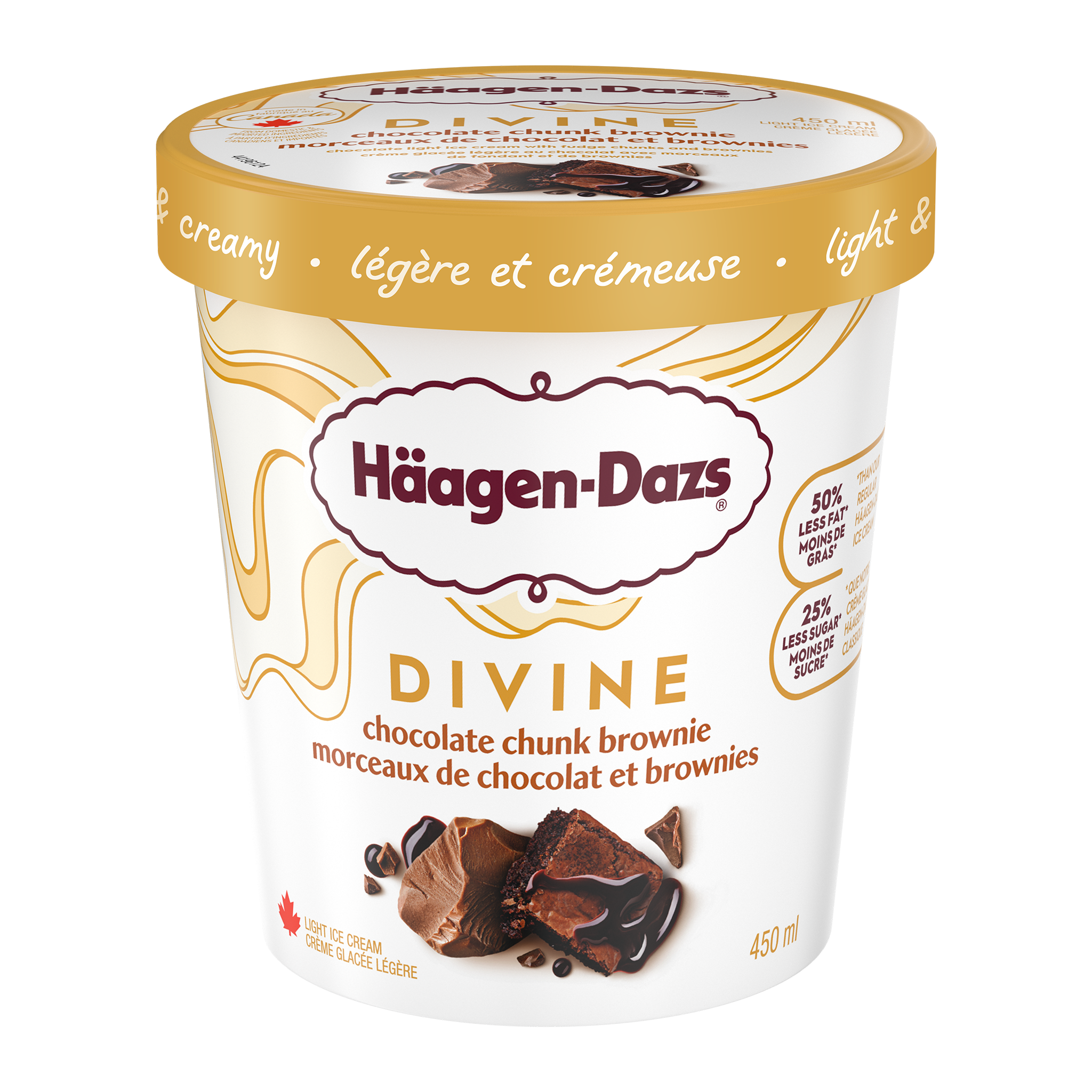 HDZ Divine ChocolateBrownie 450ml
