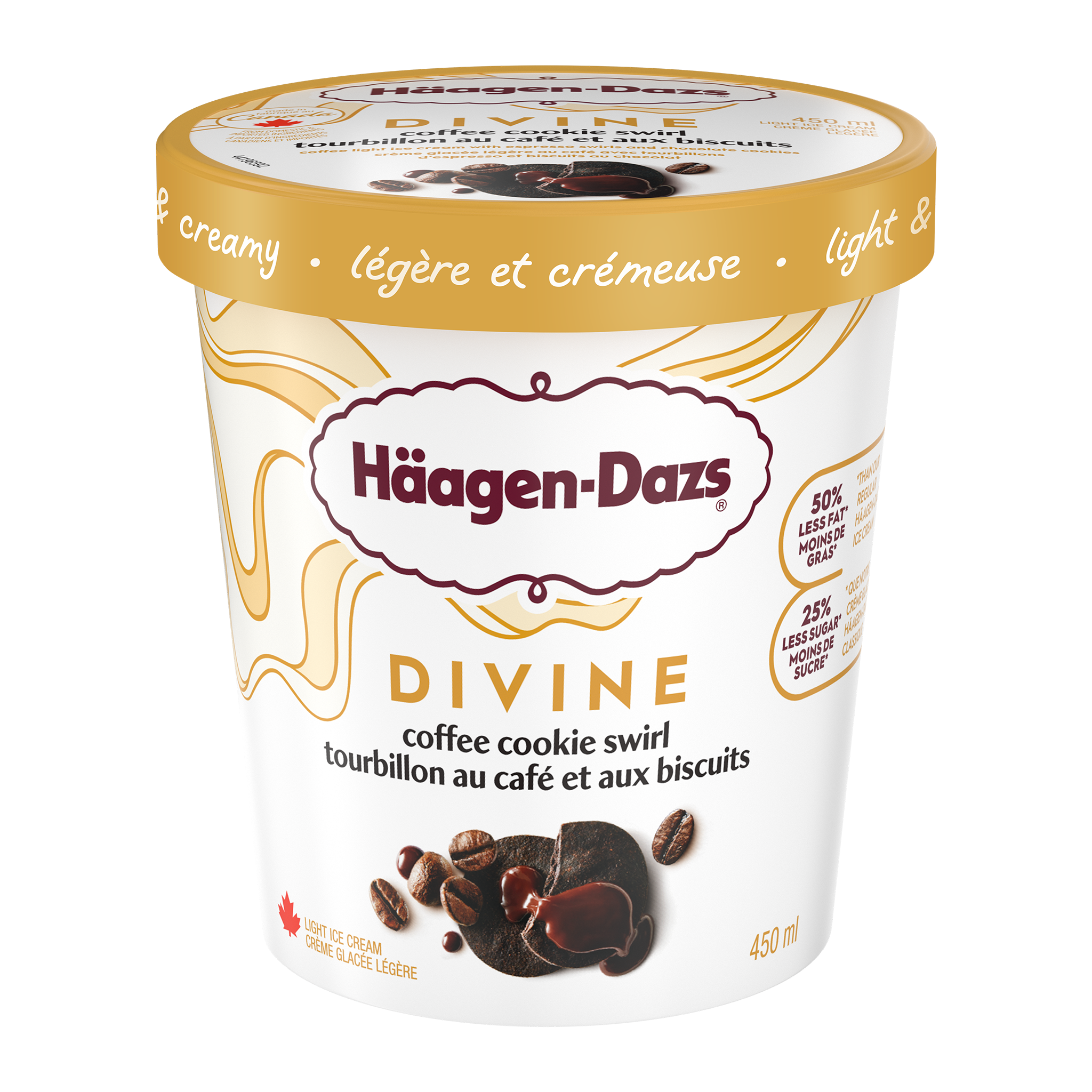 HDZ Divine CoffCookieSwrl 450ml
