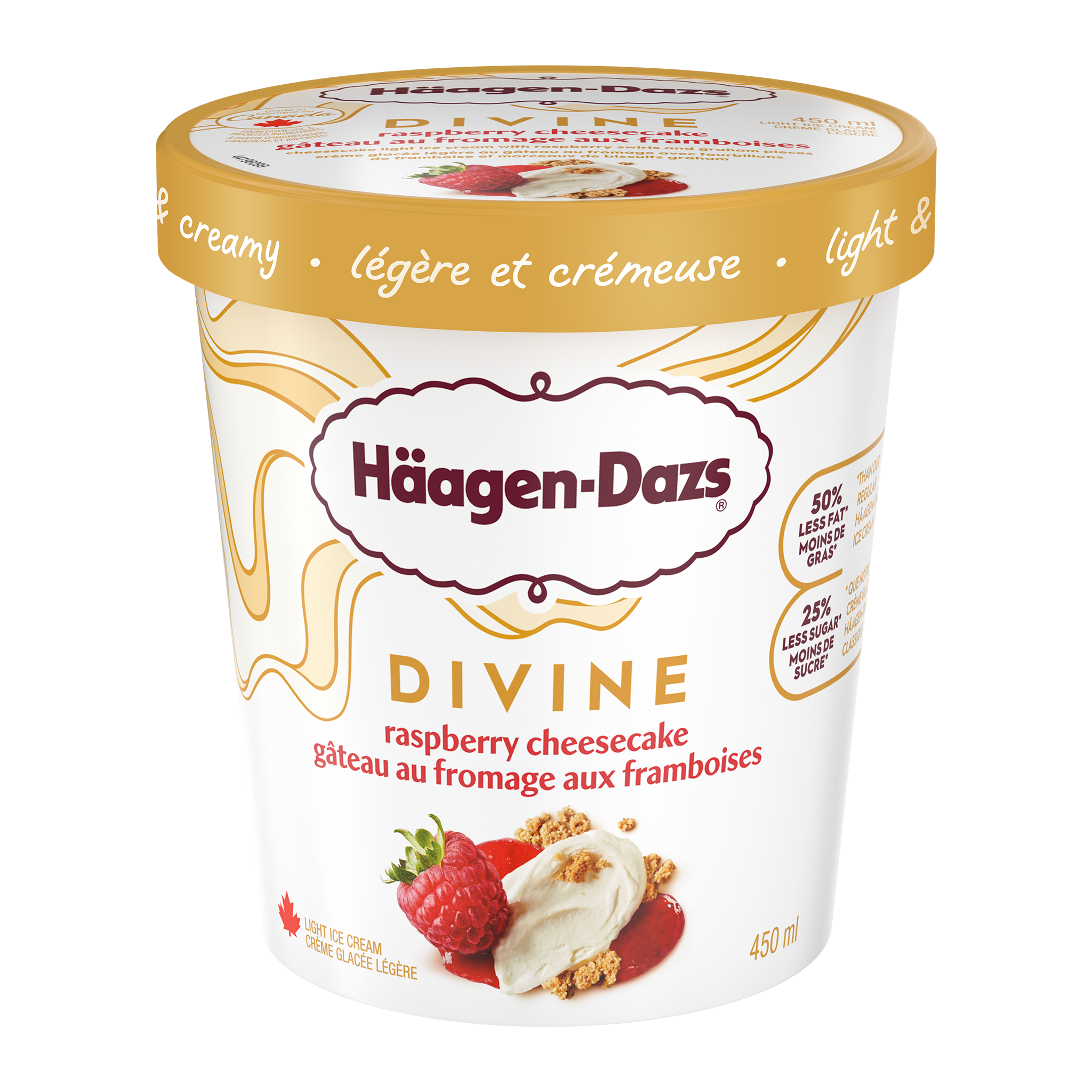 HDZ Divine Rasp Cheesecake 450ml