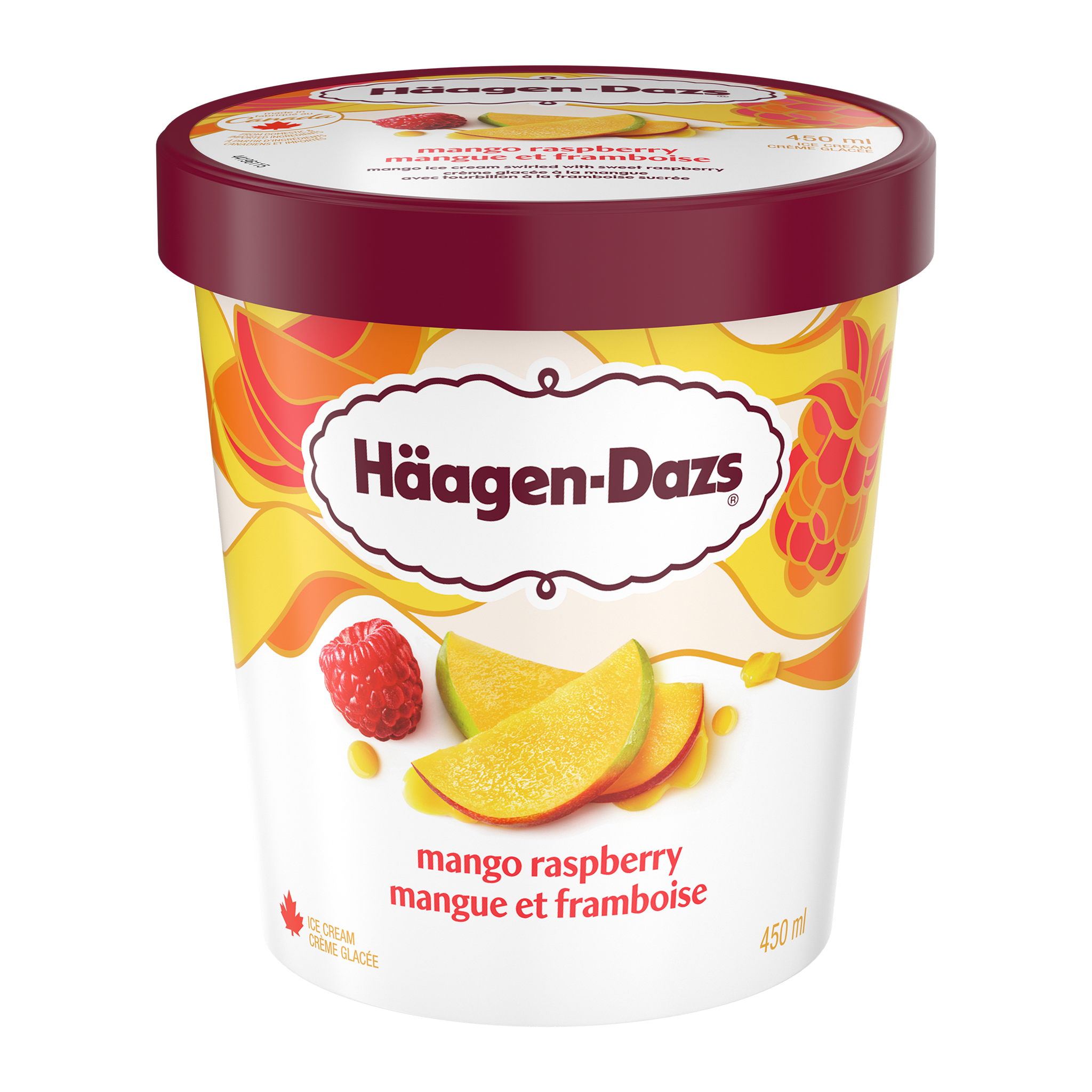 Haagen-Dazs Mango Raspberry 450ml