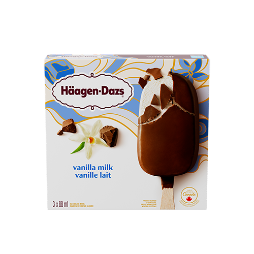 HÄAGEN-DAZS Vanilla Milk Chocolate Ice Cream Bars | Häagen-Dazs Canada