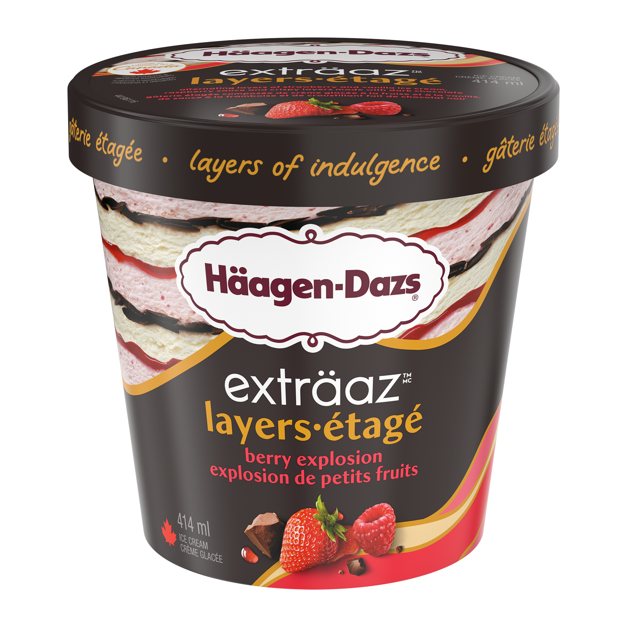 EXTRÄAZ Layers Berry Explosion Ice Cream