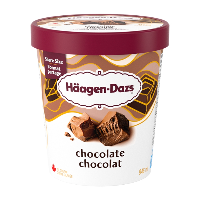 HAAGEN DAZS chocolate tub