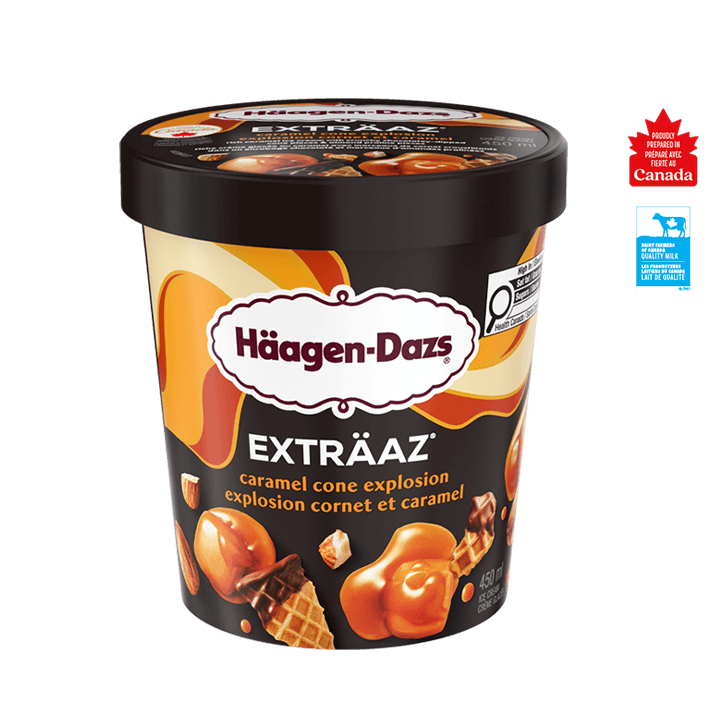LAYERS caramel salt explosion ice cream