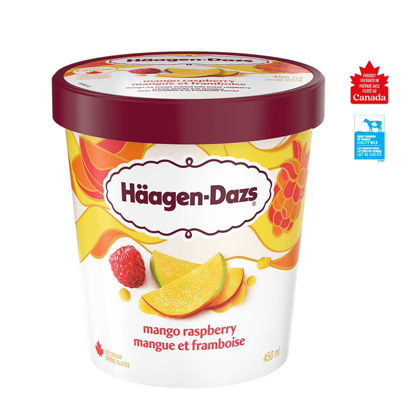 Haagen-Dazs Mango Raspberry 450ml