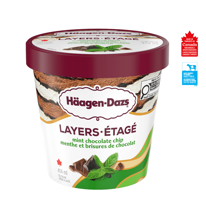 EXTRÄAZ LAYERS MINT CHOCOLATE CHIP ICE CREAM