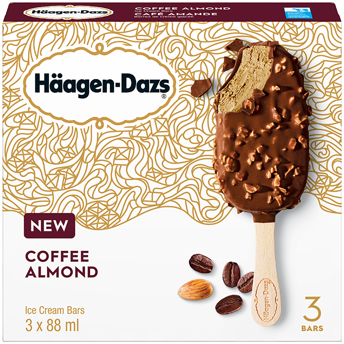 Coffee Almond Ice Cream Bars | haagen-dazs.ca