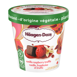 Plant-based Vanilla Raspberry Truffle Frozen Dessert