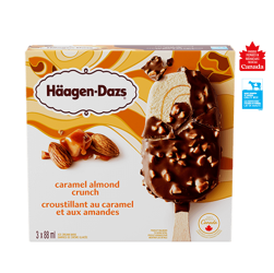 Caramel Almond Crunch Ice Cream Bar