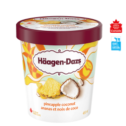 HAAGEN-DAZS Pineapple Ccnt 450ml