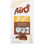 Sachet Boutique de Chocolat au Lait AERO TRUFFLE, 153 grammes.