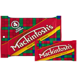 MACKINTOSH Toffee 4 bar multipack, 4 x 25 grams.