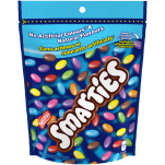 SMARTIES candy-coated milk chocolate, Resealable Bag, 203 grams.