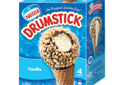 DRUMSTICK, 4 pack, Vanilla, 4 x 140 gram portions