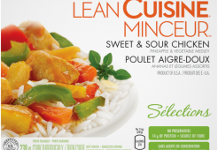 LEAN CUISINE Selections, Poulet aigre-doux, 238 grammes.