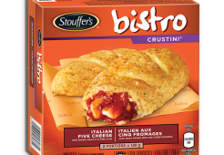STOUFFER'S BISTRO Crustini Italian Five Cheese, 2x 128 gram portions.