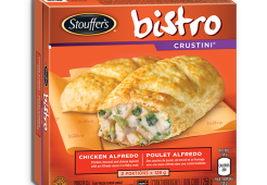 STOUFFERS Bistro Crustini Chicken Alfredo, 2 x 128 gram portions