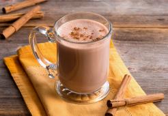 CARNATION Rich and Creamy Hot Chocolate Eggnog recipe. Perfect for the holidays.