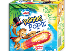 POPPING POPZ Frozen Ice Pops, Multipack, 8 x 50 ml