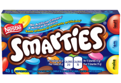 SMARTIES candy-coated milk chocolate. 45 grams.